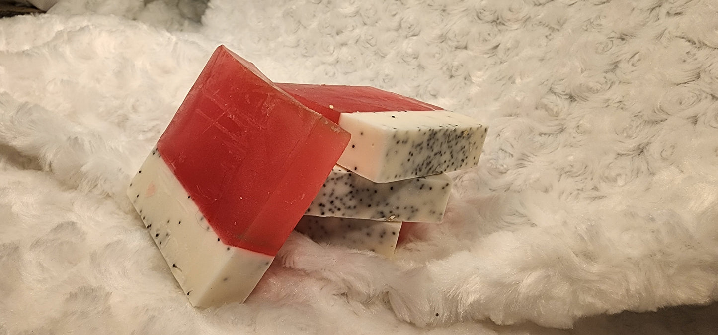 🐉 Dragon Bloom – Handmade Botanical Soap